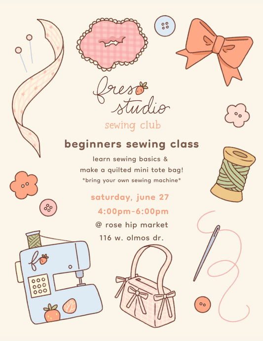 beginners sewing class